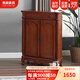 美式鞋柜實(shí)木家用門(mén)口歐式入戶(hù)門(mén)廳玄關(guān)柜四門(mén)收納 整裝發(fā)貨雙門(mén)鞋柜80*38*113cm 櫻桃色