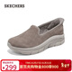 斯凱奇（Skechers）新年禮物女鞋2025新品冬加絨保暖單鞋健步鞋一腳蹬休閑鞋159340