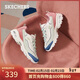 斯凱奇（Skechers）新年禮物奶茶熊女鞋冬季厚底增高經(jīng)典老爹鞋休閑運動(dòng)跑步鞋13167