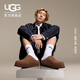 UGG春季新款男士時(shí)尚舒適純色平底懶人一腳蹬休閑包頭拖 1175209 DKC | 深栗色 42