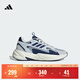 adidas「波波鞋」OZWAVE厚底休閑老爹鞋男女新款阿迪達斯輕運動(dòng)   淺藍色/深藍色   41