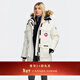 加拿大鵝（Canada Goose）Expedition 女士遠征派克大衣戶(hù)外休閑外套大鵝羽絨服 4660L 433 北辰白 建議選擇小一碼，該款尺碼偏大 XS