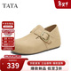 他她（TATA）女鞋2025秋季勃肯鞋外穿時(shí)尚休閑百搭 卡其色 36