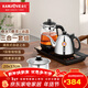金灶（KAMJOVE）全自動(dòng)上水壺保溫一體機泡茶電熱燒水壺304不銹鋼電茶壺茶幾茶臺煮茶器抽水燒水器茶具套裝H-K95 0.9L 【煮水+煮茶+消毒鍋】三合一