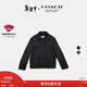 蔻馳（COACH）【新年禮物】奧萊男士皮革夾克外套寬松舒適黑色 黑色 M