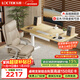樂(lè )歌電動(dòng)升降桌電腦桌雙電機站立辦公學(xué)習寫(xiě)字書(shū)桌E5-N/1.4m原木色