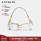蔻馳（COACH）專(zhuān)柜款女士TABBY20手提單肩斜挎酒神包粉筆白色CM546新年禮物