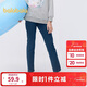 巴拉巴拉女童牛仔褲2025春裝兒童小腳褲子中大童時(shí)尚繡花長(cháng)褲209125108005