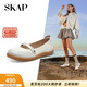 圣伽步（SKAP）瑪麗珍鞋女士一腳蹬平底休閑單鞋