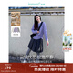 茵曼（INMAN）毛衣女裝慵懶風(fēng)軟糯絞花2025春秋新款圓領(lǐng)落肩針織衫 淺紫色 M