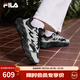 斐樂(lè )（FILA）官方女鞋老爹鞋運動(dòng)鞋鞋子蕨草鞋2休閑鞋 黑/南極灰-BA 37.5