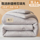 卡帝樂(lè )鱷魚(yú)A類(lèi)抗菌新疆棉花被子純棉花被芯宿舍單人冬被加厚棉被雙人春秋被 灰色【雙A類(lèi)&新疆棉花填充】 150*200cm約6斤冬被