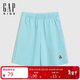 蓋璞女幼童2025夏季新款小熊刺繡松緊腰針織短褲寬松兒童裝761978