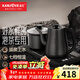 金灶（KAMJOVE）大容量自動(dòng)上水電熱水壺順泉上水電茶爐大理石紋理保溫燒水壺茶藝專(zhuān)用 1.2L R9（豎向按鍵）