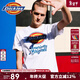 Dickies【經(jīng)典款】短袖情侶款藝術(shù)字體LOGO印花短袖t恤男 短袖DK007087 白色 M