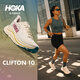 HOKA新款春季女鞋克利夫頓 10跑步鞋CLIFTON 10輕量回彈緩震
