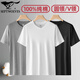 七匹狼純棉短袖男雞心領(lǐng)T恤秋冬透氣低領(lǐng)汗衫V領(lǐng)內搭打底衫全棉薄款內衣 V領(lǐng)3件裝(白+黑+灰)3件更劃算 L (身高165-175/110-130斤)