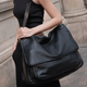 新款暗黑機場(chǎng)大流浪簡(jiǎn)約百搭休閑女包韓版時(shí)尚女士包包通勤大托特 流浪大號