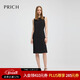 PRICH時(shí)尚淡人大氣一字領(lǐng)連衣裙2025夏季新款魚(yú)尾裙擺收腰長(cháng)裙新 19黑色 S (160)