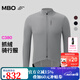 MBO  Softshell 男子冬季Pro防風(fēng)軟殼騎行夾克 C380 抗菌 鯊魚(yú)皮灰【0~10℃】 L