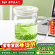 唯銘諾（WEIMINGNUO）耐高溫過(guò)濾泡綠茶花茶杯可加熱玻璃杯帶蓋雙層茶水分離杯子500ML