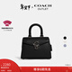 蔻馳（COACH）【新年禮物】奧萊女士女包SAMMY 21號頂部手柄手袋 V5/黑色