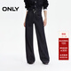 ONLY2025冬季新款撞色明線(xiàn)松弛寬松直筒褲長(cháng)褲牛仔褲女|125432085 J371000洗水藍牛仔 L L標準褲長(cháng)