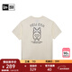 NEW ERA紐亦華數碼愛(ài)寵T恤男女情侶印花純棉短袖寬松 14341276-白色 XL