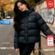 耐克（NIKE）女裝 26春季新款運動(dòng)服百搭簡(jiǎn)約寬松棉羽防風(fēng)保暖潮流時(shí)尚羽絨服 店長(cháng)主推/黑色/絨子含量85% L (165/88A)