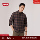 Levi's【商場(chǎng)同款】Levi's李維斯26年春夏新款男士復古休閑襯衫A7210 深咖色 M