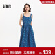 森馬（Semir）牛仔連衣裙女甜酷時(shí)尚個(gè)性2025夏元氣滿(mǎn)印背帶裙俏皮109325114025