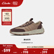 Clarks其樂(lè )CraftSpeed Lo新品跑步鞋舒適透氣輕量緩震厚底復古運動(dòng)鞋 淺棕色 261803504 38