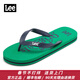 Lee男鞋2025新款人字拖防滑外穿冬季男士套趾拖鞋休閑沙灘夾腳涼拖鞋 綠色 41