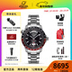 英納格（Enicar）表原裝進(jìn)口世界時(shí)全自動(dòng)機械男士手表（含原裝橡膠表帶） 黑盤(pán)3269/50/332aCHB