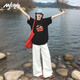 MJ STYLE黑色短袖t恤女2026新款夏季ootd穿搭純棉半袖寬松內搭打底衫上衣