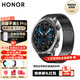 榮耀手表5 Pro 重磅上市 eSIM超長(cháng)續航 全面心臟健康守護 無(wú)感血壓監測 AI專(zhuān)業(yè)跑步 藍牙版 黑色 【定制-工字型鈦合金-黑色表帶套餐】