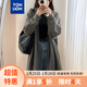 唐獅（TonLion）2025秋女簡(jiǎn)約風(fēng)時(shí)髦感中長(cháng)款開(kāi)衫外套