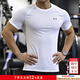安德瑪（Under Armour）短袖男上衣 2026夏季新款擼鐵健身運動(dòng)服寬松透氣訓練T恤 白色/親膚快干 M (170/92A)