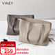 viney牛皮包包女包大容量托特包輕奢品牌單肩生日禮物高級感送女友老婆