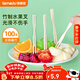 特美居（temeiju）水果叉一次性叉子月餅蛋糕竹制加厚點(diǎn)心叉外賣(mài)打包環(huán)保木叉100支