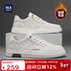 海瀾之家HLA男鞋小白鞋男士秋冬舒適輕便板鞋男運動(dòng)休閑鞋男 0473 米色42