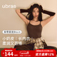 ubras虞書(shū)欣同款無(wú)尺碼小奶皮吊帶背心女款外穿無(wú)袖掛脖 蜜茶棕色 【虞書(shū)欣同款】 均碼 適合90-130斤/A-C杯