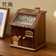 梵瀚木質(zhì)首飾收納盒可愛(ài)精致大容量帶蓋飾品盒生日禮物送閨蜜珠寶盒 夢(mèng)想小屋 禮盒裝