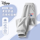 迪士尼（Disney）童裝女童褲子中大女孩休閑兒童衛褲春裝 奔跑兔-淺灰   130   