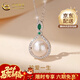 中國黃金（CHINA GOLD）淡水珍珠吊墜女925銀珍珠項鏈結婚生日禮物女送女友老婆媽媽 珍愛(ài)一生珍珠項鏈【品牌禮盒】