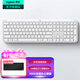 羅技（Logitech）K950無(wú)線(xiàn)藍牙鍵盤(pán)  雙模靜音鍵盤(pán)辦公鍵盤(pán)薄膜筆記本電腦手機Mac平板ipad鍵盤(pán) 全尺寸家用超薄便攜 珍珠白