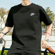 耐克（NIKE）男士短袖夏季 2026新款運動(dòng)服健身圓領(lǐng)T恤針織休閑跑步體恤衫半袖 AR4999-013 2XL 【185】體重170~190斤左右