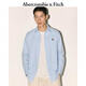 Abercrombie & Fitch【經(jīng)典老錢(qián)風(fēng)】小麋鹿圖案美式通勤長(cháng)袖襯衫25秋男裝125-5292 藍色 S (175/92A)
