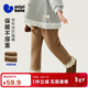迷你巴拉（minibala）【內里加絨】女童寶寶打底褲冬季親膚保暖仿牛仔褲子