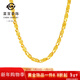 菜百首飾 黃金項鏈 時(shí)尚美妝小魚(yú)項鏈黃金素鏈項鏈 計價(jià) HJ 黃金項鏈 約23.02g 約46cm